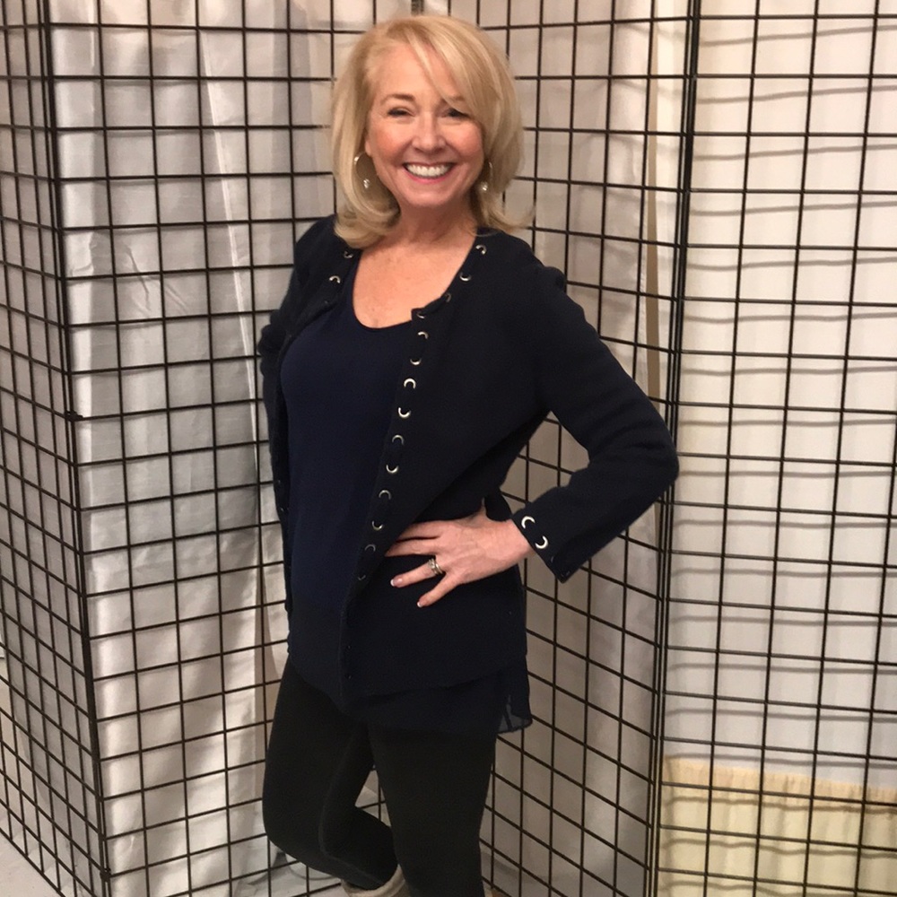 Jones NY Cardigan w Ribbon